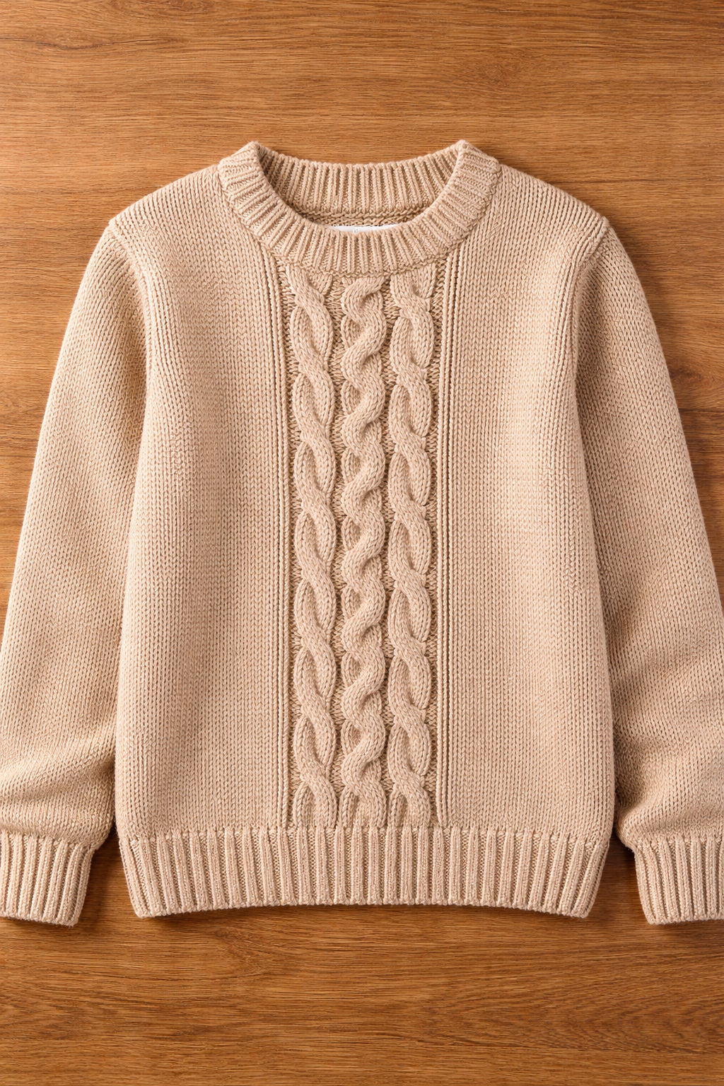 Men’s Cable Sweater Knitting Pattern PDF | Classic Pullover XS–5XL