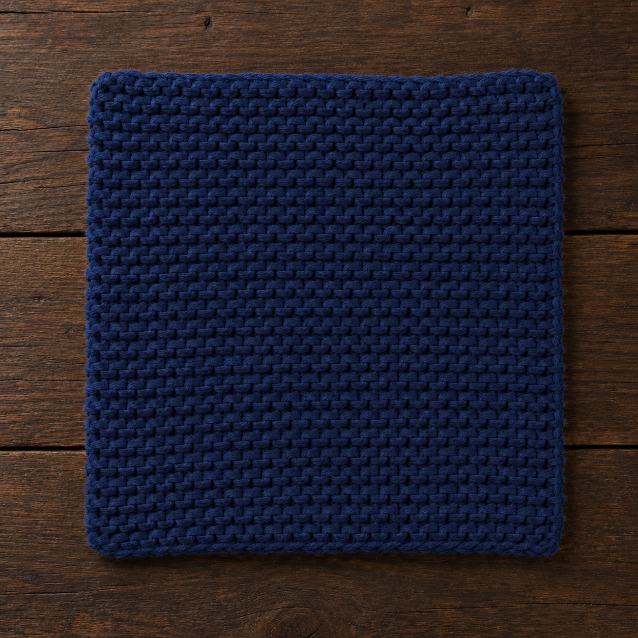 Dishcloth Knitting Pattern PDF | Easy Beginner Garter Stitch Washcloth