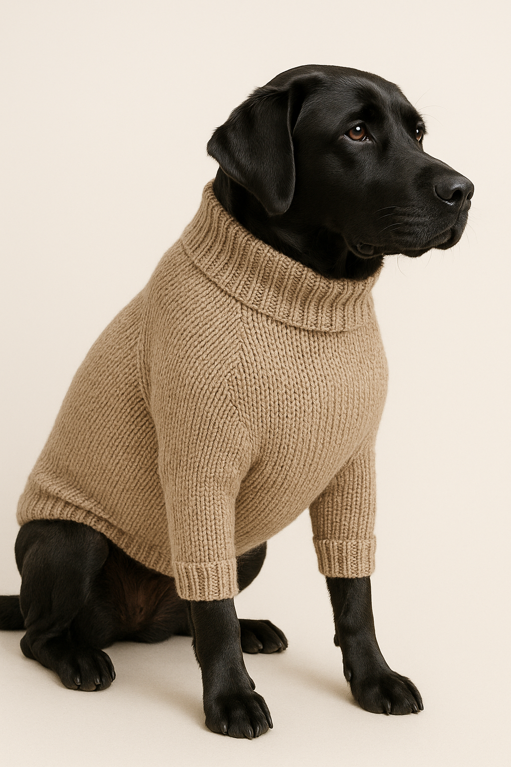 Dog Sweater Knitting Pattern PDF | Seamless Raglan Dog Sweater XS–XL