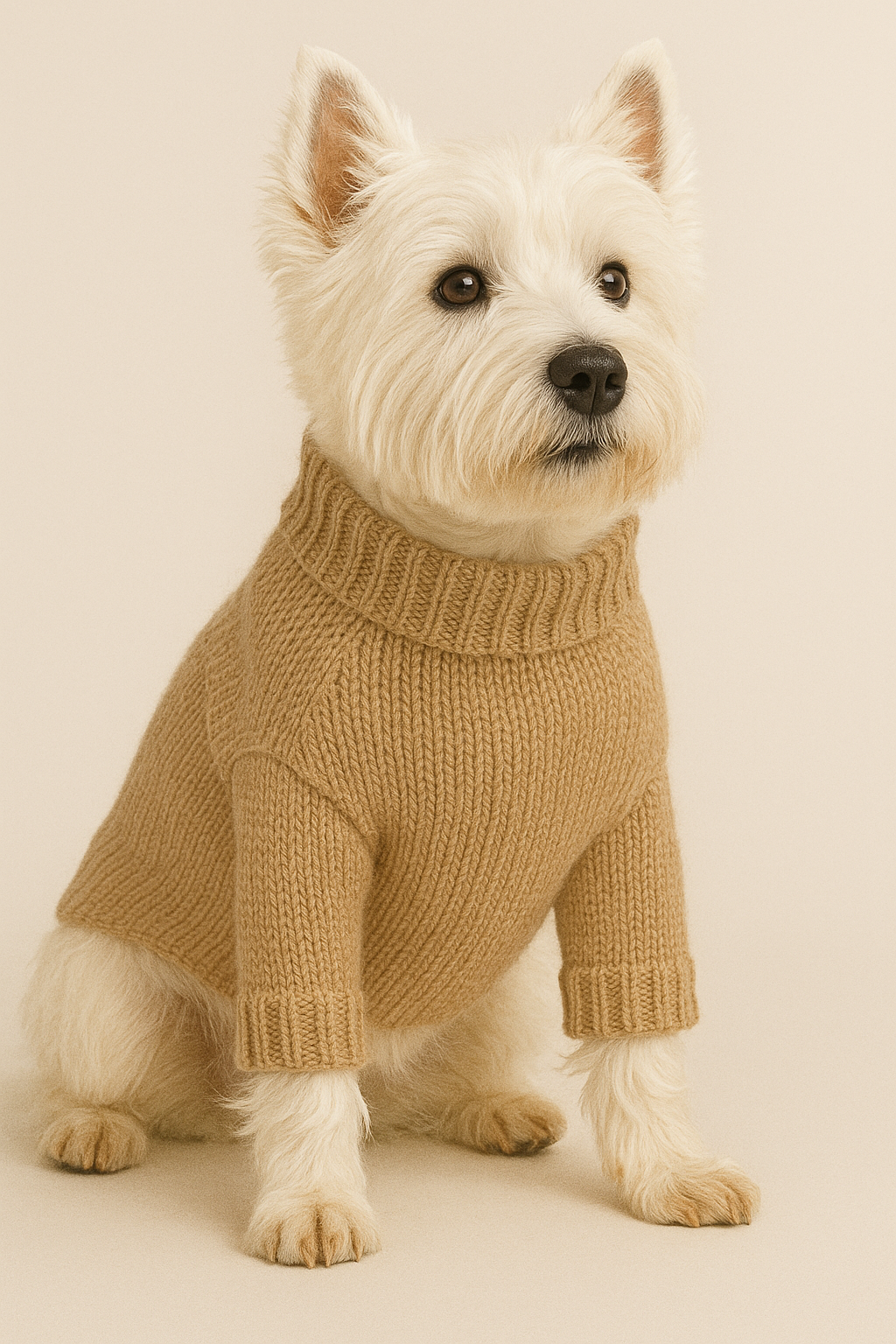 Dog Sweater Knitting Pattern PDF | Seamless Raglan Dog Sweater XS–XL