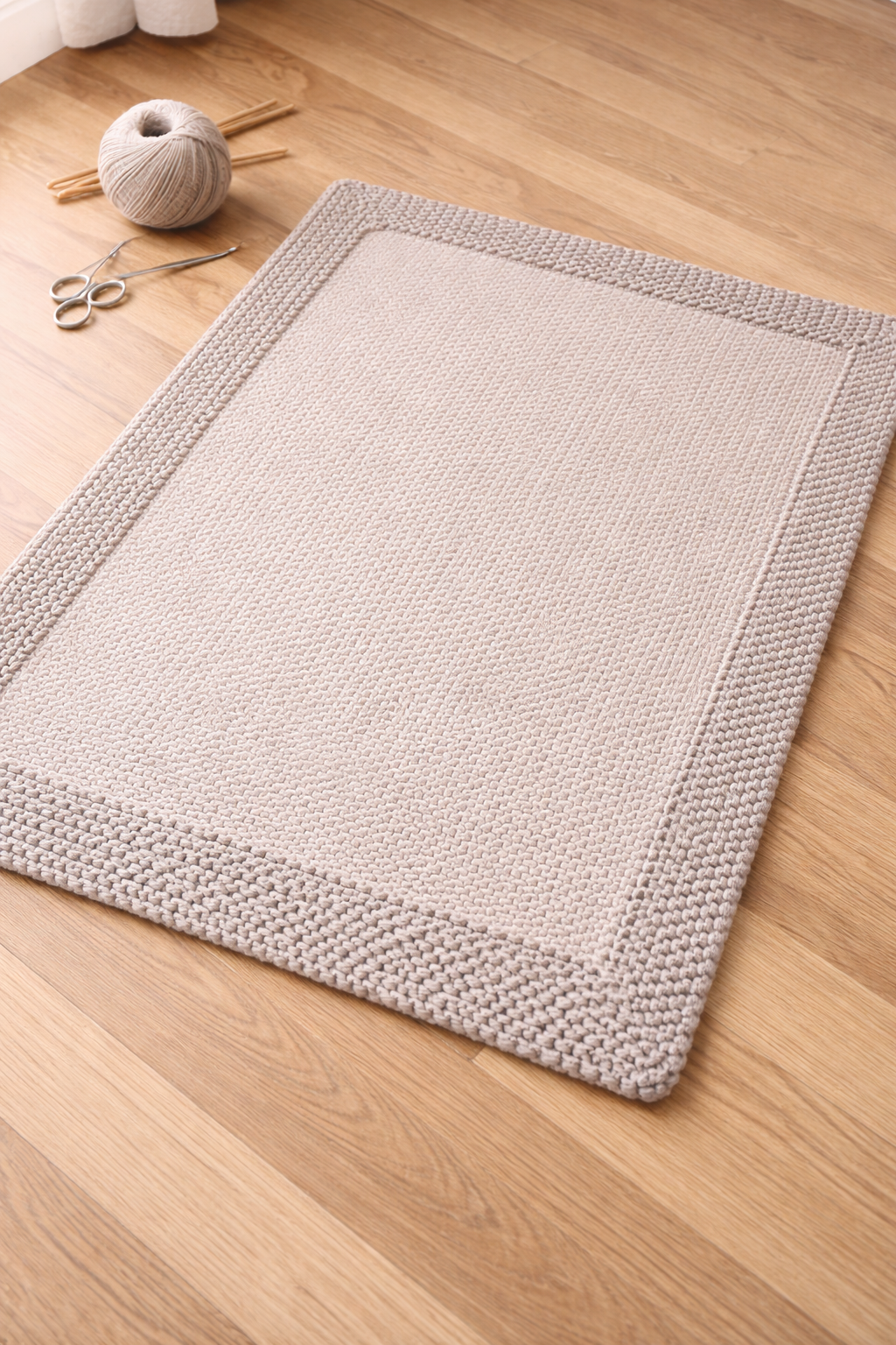 Pet Blanket Knitting Pattern PDF | Easy Dog & Cat Blanket – 3 Sizes