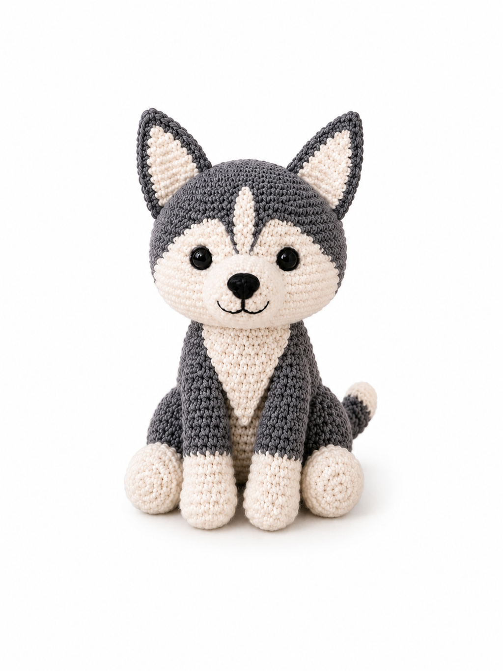 Husky Crochet Pattern PDF | Siberian Husky Amigurumi Dog Pattern