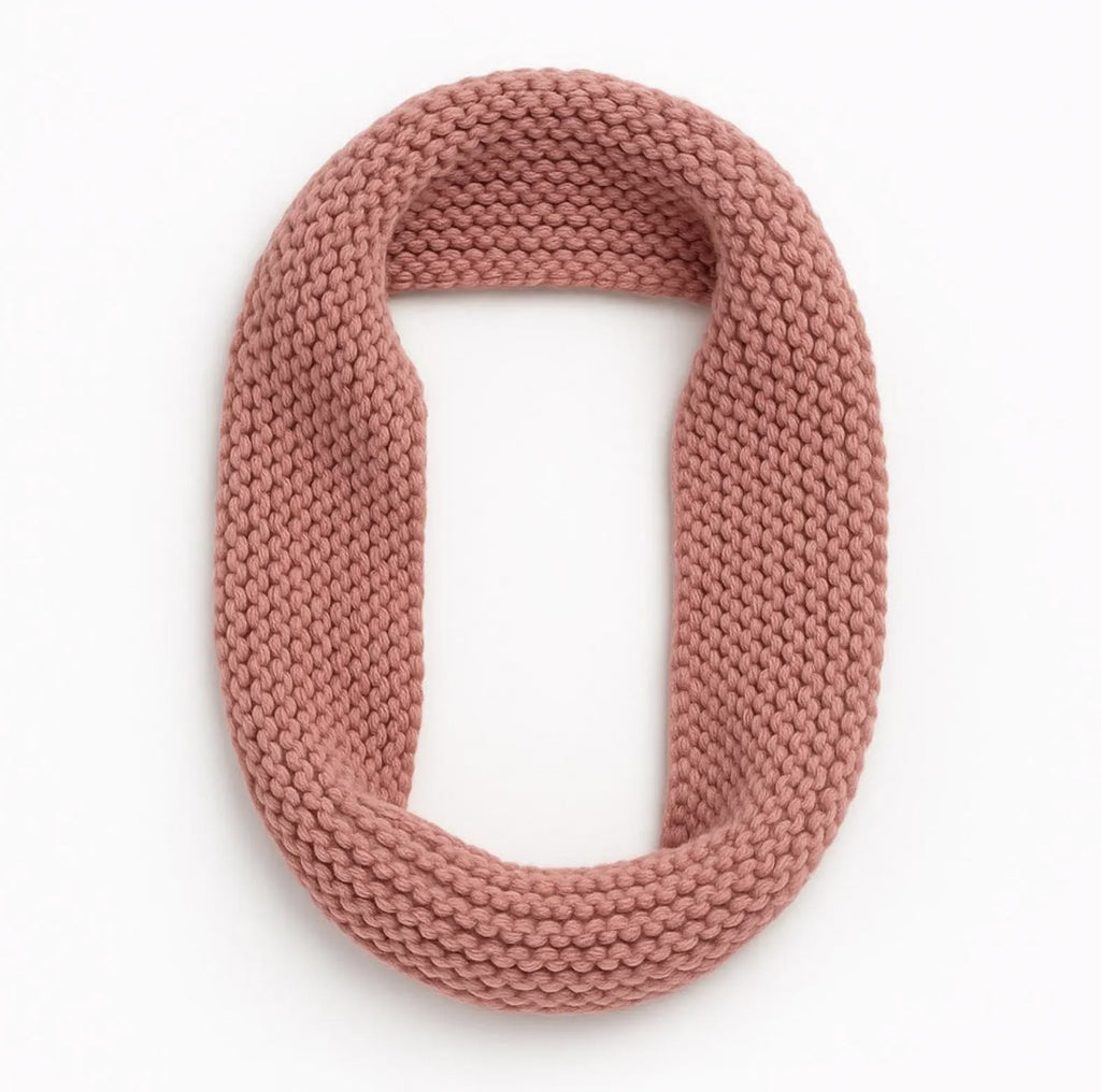 Infinity Scarf Knitting Pattern PDF | Easy Beginner Chunky Garter Stitch Scarf