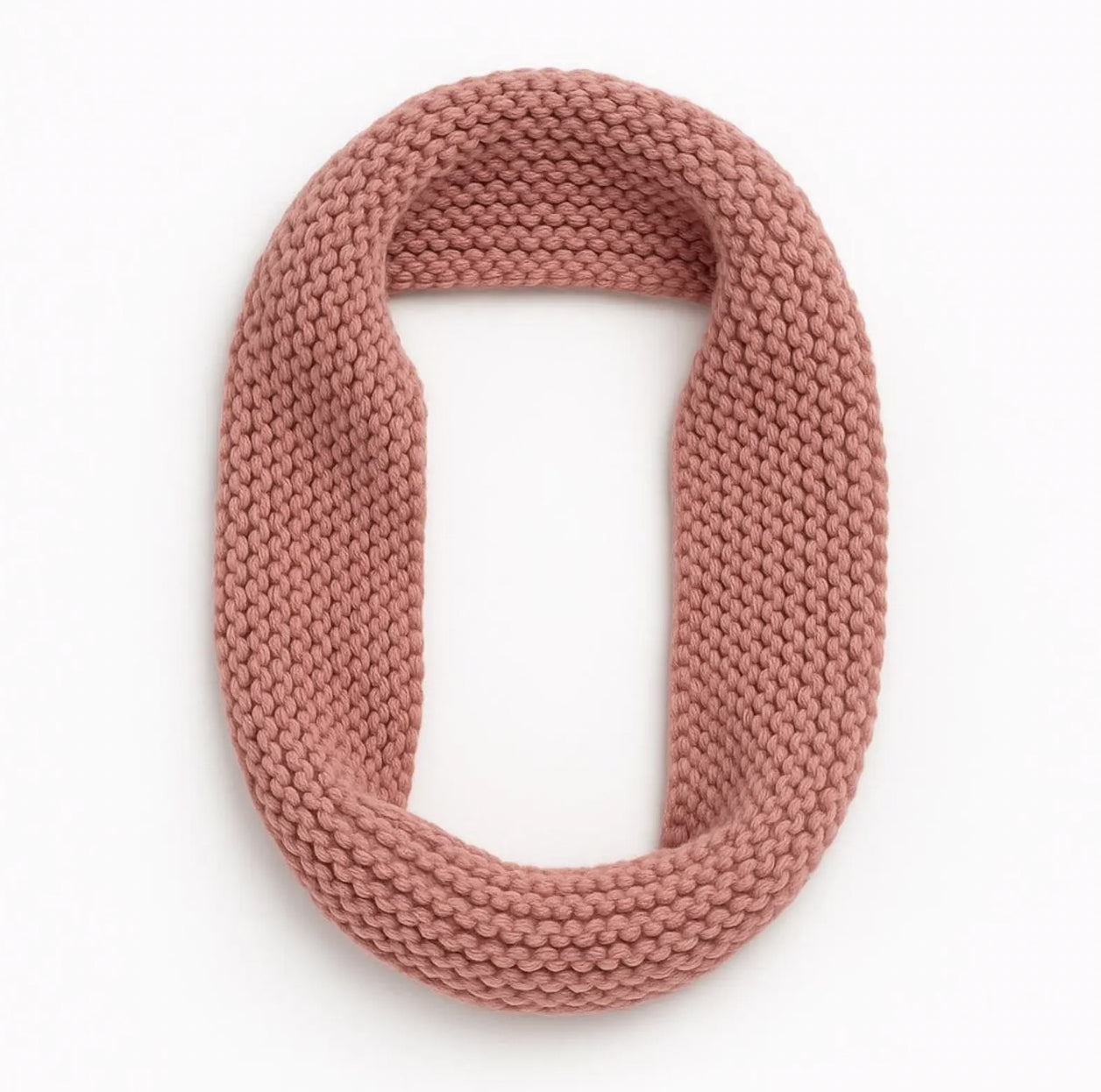 Infinity Scarf Knitting Pattern PDF | Easy Beginner Chunky Garter Stitch Scarf