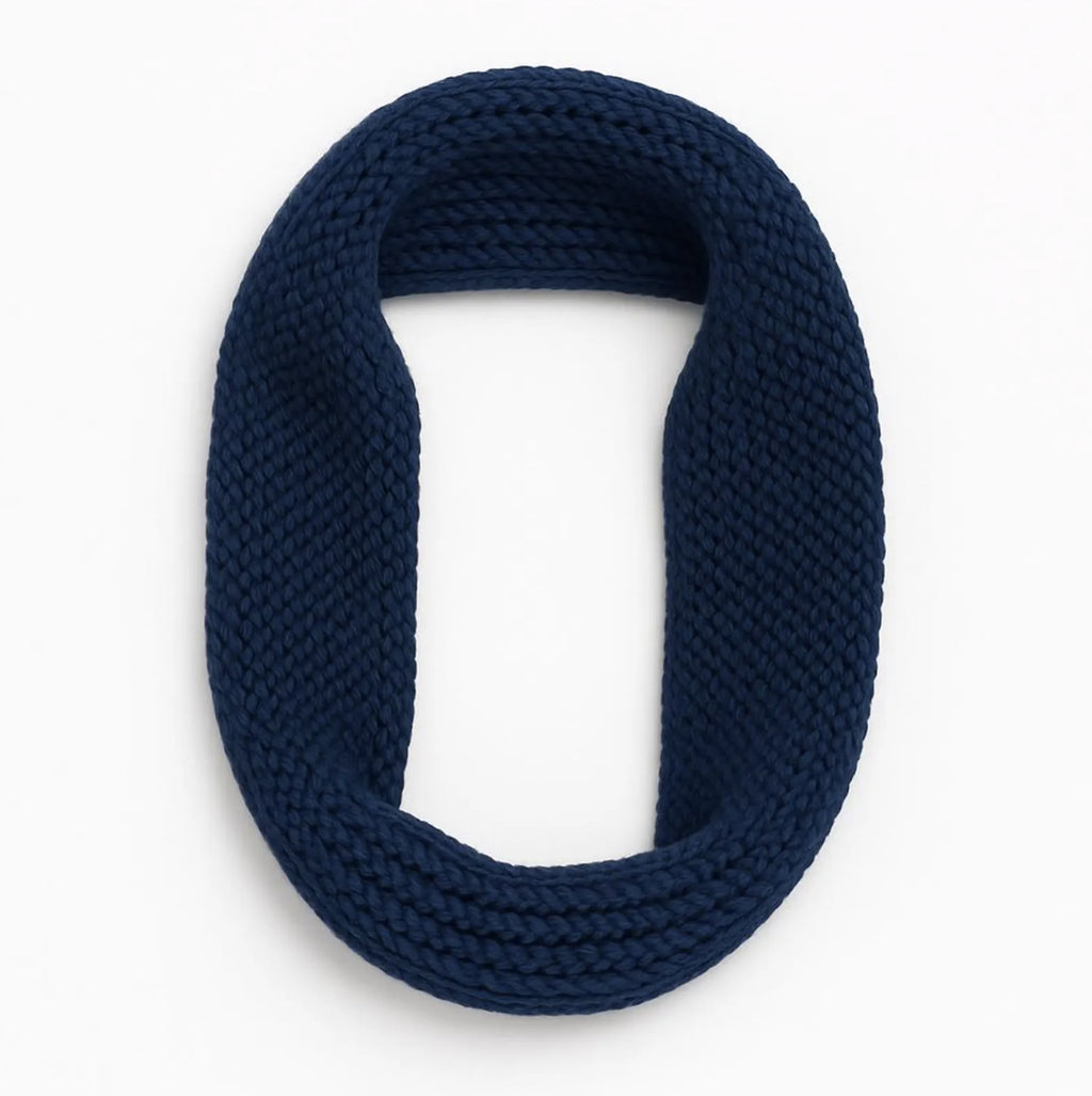 Infinity Scarf Knitting Pattern PDF | Easy Beginner Chunky Garter Stitch Scarf