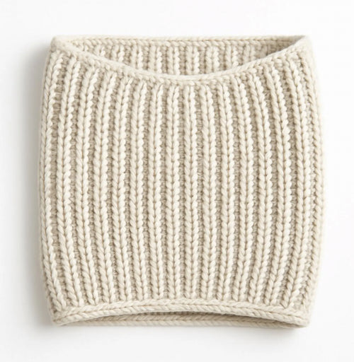 Cowl Knitting Pattern PDF | Fisherman’s Rib One-Skein Bulky Cowl