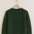 Men’s Sweater Knitting Pattern PDF | Classic Crew Neck Raglan Pullover
