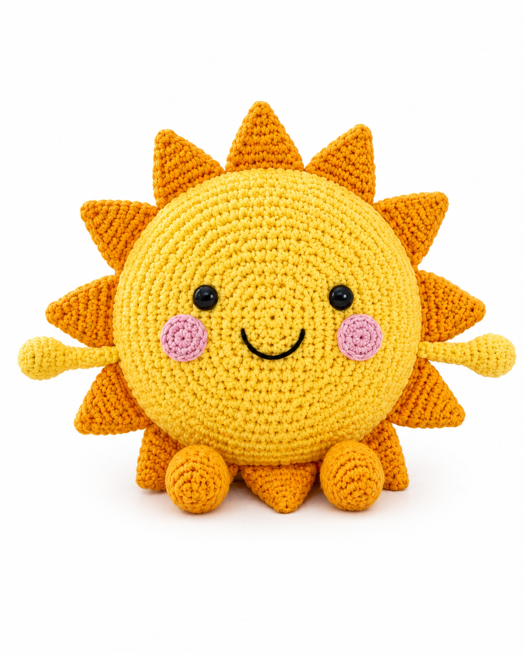 Sun Crochet Pattern PDF | Happy Sun Amigurumi Plush Pattern