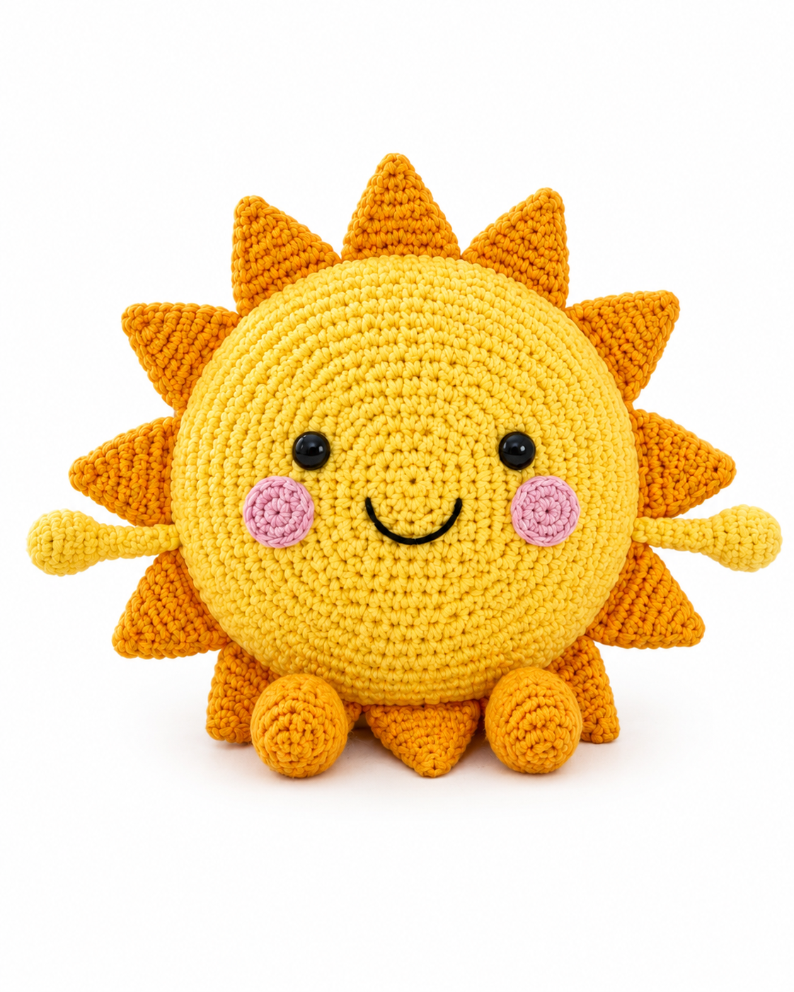 Sun Crochet Pattern PDF | Happy Sun Amigurumi Plush Pattern